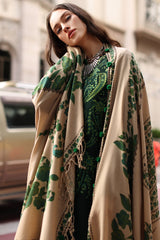 Charizma - 3PC Unstitched Dhanak Embroidered Shirt with Digital Printed Dupatta and Trouser - RF1524 Royal Pret