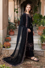 Batik - 3PC Unstitched Dhanak Embroidered Shirt with Dhanak Embroidered Dupatta and Trouser - RF1528 Royal Pret
