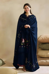 Zara Shah Jahan - 3PC Unstitched Dhanak Embroidered Shirt with Embroidered Dhanak Dupatta and Trouser - RF1133 royalpret