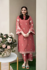 Urge - 2PC Unstitched Khaddar Embroidered Shirt with Khaddar Embroidered Trousers - RF1146 royalpret