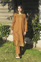 Zaraq - Stitched 2PC Dhanak Embroidered - RP0005 Royal Pret
