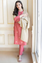 Aisling - 3PC Unstitched Dhanak Embroidered Shirt with Dhanak Dupatta and Trouser - RF1154 royalpret