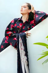 Baroque - 3PC Khaddar Digital Printed Shirt with Khaddar Printed Shawl (Unstitched) - RF1411 Royal Pret