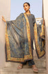 Manto - 3PC Pure Silk Shirt with Pashmina Wool Shawl - RZ0870