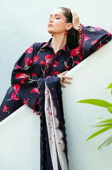 Baroque - 3PC Khaddar Digital Printed Shirt with Khaddar Printed Shawl (Unstitched) - RF1411 Royal Pret