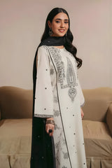 Nishat - 3PC Unstitched Dhanak Embroidered Shirt with Embroidered Dhanak Dupatta and Trouser - RF1297 royalpret