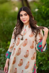 Urge 2PC Unstitched Lawn Printed Shirt with Printed Trousers - RF1108 royalpret