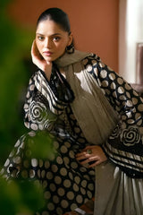 Baroque - 3PC Khaddar Digital Printed Shirt with Khaddar Printed Shawl (Unstitched) - RF1408 Royal Pret