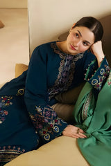Zara Shah Jahan - 3PC Unstitched Dhanak Embroidered Shirt with Dhanak Embroidered Dupatta and Trouser - RF1128 royalpret