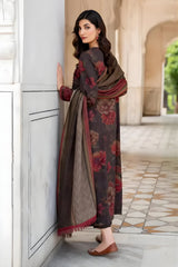 Baroque - 3PC Unstitched Printed Khaddar Shirt with Printed Khaddar Dupatta and Trouser - RF1202 royalpret