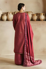 Zara Shah Jahan - 3PC Unstitched Dhanak Embroidered Shirt with Digital Printed Dupatta and Trouser - RF1129 royalpret