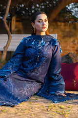 Jade - 3PC Lawn Embroidered Shirt with Printed Chiffon Dupatta (Unstitched) - RF1354 royalpret