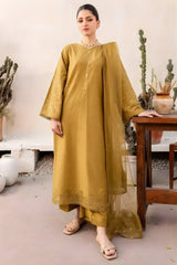 Batik - 3PC Unstitched Lawn Sequence Embroidered Shirt with Organza Sequence Embroidered Dupatta - RF1029 Royal Pret