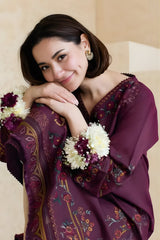 Mishkaa - 3PC Lawn Embroidered Shirt with Embroidered Chiffon Dupatta (Unstitched) - RF1332 royalpret