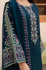 Batik - 3PC Lawn Embroidered Shirt with Embroidered Chiffon Dupatta (Unstitched) - RF1315 royalpret