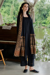 Yards - 3PC Dhanak Embroidered Shirt with Marina Digitally Printed Dupatta - RF1429 Royal Pret