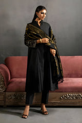 Sapphire - 3PC Unstitched Khaddar Sequence Embroidered Shirt with Digital Printed Dupatta and Trouser - RF1292 royalpret