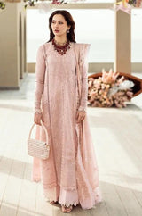 3PC Lawn Embroidered Shirt with Embroidered Slub Net Dupatta (Unstitched) - RF1306 royalpret