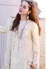 3PC Lawn Embroidered Shirt with Printed and Embroidered Khadi Net Dupatta (Unstitched)- RF1041 royalpret