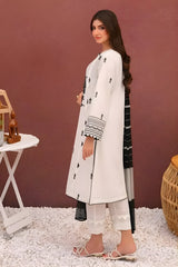 Asim Jofa - 3PC Lawn Embroidered Shirt with Printed Cotton Net Dupatta - RF1021 royalpret