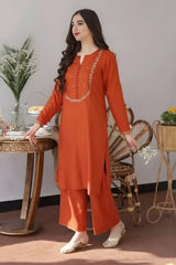 Aisling - 3PC Unstitched Dhanak Embroidered Shirt with Dhanak Dupatta and Trouser - RF1147 royalpret