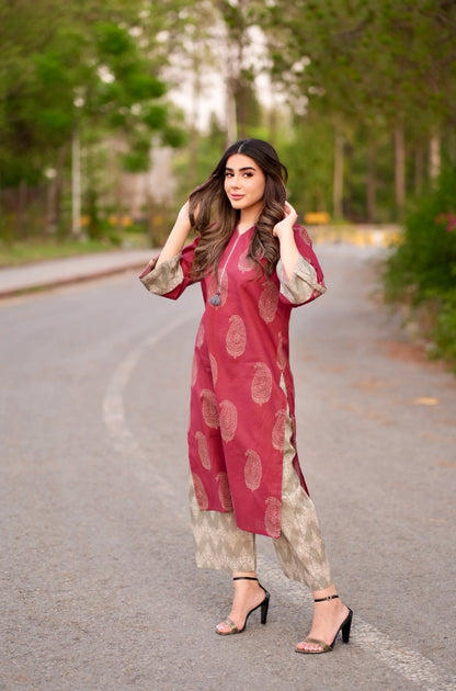 Urge 2PC Unstitched Lawn Printed Shirt with Printed Trousers - RF1106