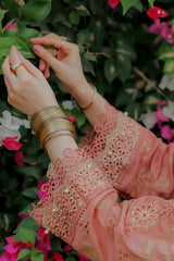 Sapphire - 3PC Unstitched Lawn Embroidered Shirt with Monar Digital Printed Dupatta and Trouser - RF1515 Royal Pret