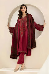 Maria B - 3PC Lawn Embroidered Shirt with Printed Chiffon Dupatta (Unstitched) - RF1314 royalpret