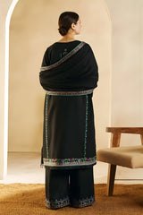 Zara Shah Jahan - 3PC Unstitched Dhanak Embroidered Shirt with Embroidered Back and Embroidered Dhanak Dupatta and Trouser - RF1143 royalpret