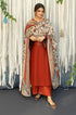 URGE - 3PC Unstitched Dhanak Embroidered Shirt with Digital Printed Pashmina Wool Shawl and Embroidered Trouser- RF1140