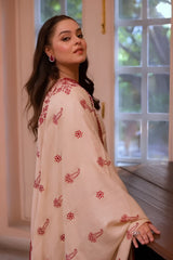 Aneelas - 3PC Unstitched Dhanak Embroidered Shirt with Dhanak Embroidered Dupatta and Trouser - RF1521 Royal Pret