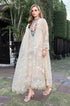 Maria B - 3PC Organza Embroidered Shirt with Organza Embroidered Dupatta and Lawn Trousers - RG0811