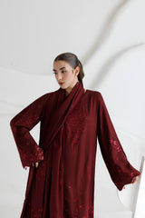 Daria - 3PC Unstitched Dhanak Embroidered Shirt with Dhanak Embroidered Dupatta and Trouser - RF1537 Royal Pret