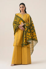 Sapphire - 3PC Unstitched Khaddar Embroidered Shirt with Digital Printed Dupatta and Trouser - RF1538 Royal Pret