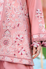 Cross Stitch - 3PC Unstitched Dhanak Embroidered Shirt with Dhanak Embroidered Dupatta and Trouser - RF1544 Royal Pret