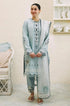Zara Shah Jahan - 3PC Lawn Embroidered Shirt With Organza Embroidered Dupatta And Lawn Trouser - RF1054
