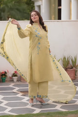 Aneelas - 3PC Unstitched Lawn Embroidered Shirt with Cotton Net Embroidered Dupatta and Trouser - RF1519 Royal Pret