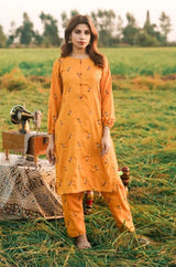 Meher - Stitched 2PC Dhanak Embroidered - RP0001 Royal Pret