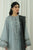 Jazmin - 3PC Unstitched Lawn Embroidery Shirt With printed Slub Net Dupatta Plain Trouser - RF1071