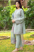 Jazmin - 3PC Lawn Embroidered Shirt with Organza Printed Dupatta and Lawn Trousers - RG0722