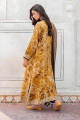 Baroque - 3PC Unstitched Printed Khaddar Shirt with Printed Khaddar Dupatta and Same Printed Trouser - RF1238 Royal Pret