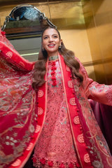 Jade - 3PC Unstitched Lawn Embroidered Shirt with Monark Digital Printed Dupatta and Trouser - RF1469