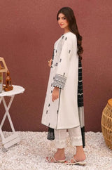 Asim Jofa - 3PC Lawn Embroidered Shirt with Printed Cotton Net Dupatta - RF1021 royalpret