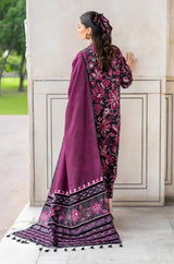 Baroque - 3PC Unstitched Printed Khaddar Shirt with Printed Khaddar Dupatta and Trouser - RF1201 royalpret