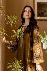 Batik - 2PC Lawn Embroidered Shirt with Plain Trouser (Unstitched) - RF1356 royalpret