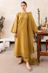 Batik - 3PC Unstitched Lawn Sequence Embroidered Shirt with Organza Sequence Embroidered Dupatta - RF1029 Royal Pret