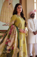 Elaf - 3PC Lawn Embroidered Shirt with Printed Chiffon Dupatta (Unstitched) - RF1311 royalpret