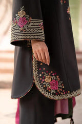 Jazmin - 3PC Unstitched Dhanak Embroidered Shirt with Printed Pashmina Wool Shawl and Embroidered Trouser - RF1189 royalpret