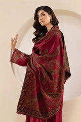 Maria B - 3PC Unstitched Dhanak Embroidered Shirt with Digital Printed Dupatta and Trouser - RF1190 royalpret