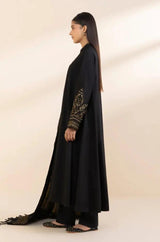 Sapphire - 3PC Unstitched Khaddar Sequence Embroidered Shirt with Digital Printed Dupatta and Trouser - RF1292 royalpret